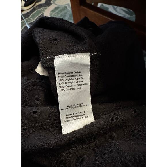 INDIA COLLECTION BY EMMERSON FRY Angel Dress-Black Eyelet Cotton Size M/L - Picture 6 of 7